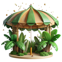 extraordinary abstract Rainforest Canopy Top View Cutout Element high quality png