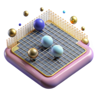 magnificent rustic Nanowire Grid with Electrical Current Transparent high resolution png