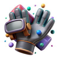 stunning vintage Vr Gloves with Customizable Settings User Preferences Transparent Background original png