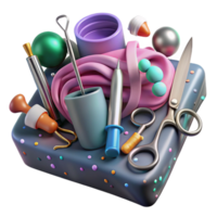 serene rustic Surgical Tools Set Isolated on Transparent Background exclusive png