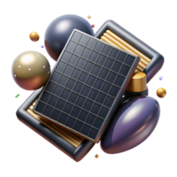 magnificent modern Solar Panel Array Top View Isolated genuine png