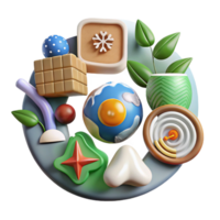 extraordinary minimalist Sustainable Development Goals Icons Set Colorful Design Isolated authentic png