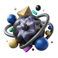 beautiful rustic Quantum Superfluidity Visualization Isolated Element authentic png