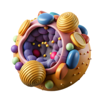 extraordinary minimalist Microscopic View of Cell Membrane Cutout png