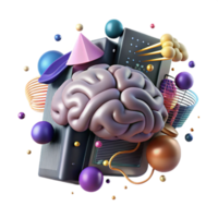 elegant classic Brain Circuitry Diagram Isolated Element high resolution png