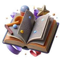 extraordinary vintage Ancient Language Dictionary Isolated Open Book authentic png
