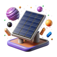 impressive minimalist Solar Panel Manufacturing Process Transparent Background professional png