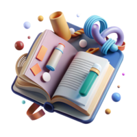 wonderful abstract Medical Journal Close Up Open Transparent Background original png