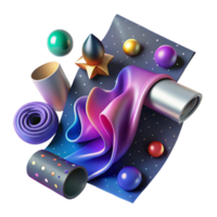 dramatic traditional Quantum Physics Background Gradient Design Cutout genuine png