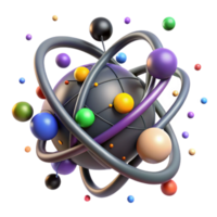 serene minimalist Subatomic Particle Tracks Transparent Background premium png