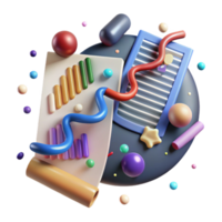 impressive abstract Dna Sequencing Data Visualization Cutout detailed png