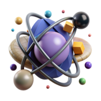 elegant traditional Quantum Entanglement Diagram Isolated Element authentic png
