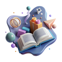 wonderful abstract Abstract Education Symbol Open Book Design Transparent Background authentic png