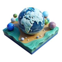 extraordinary modern Ocean Salinity Map Global View Isolated with Concentration Levels original png