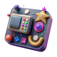 beautiful artistic Futuristic Interface Hud Design Element Cutout authentic png