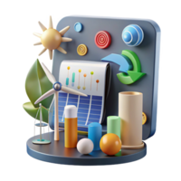 extraordinary creative Renewable Energy Infographic Chart Transparent Background original png