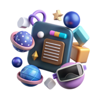 vibrant rustic Virtual Reality Game Development Coding Interface Cutout authentic png