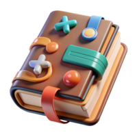 beautiful modern Medical Book Close Up Angled View Cutout authentic png