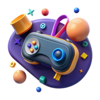impressive traditional Vr Controller with Vibrant Buttons Isolated Element authentic png