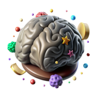 magnificent minimalist Mri Scan Brain Cross Section View Transparent Background professional png