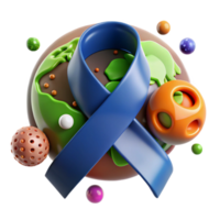 stunning abstract Climate Change Awareness Ribbon Green Color Isolated premium png