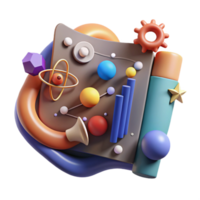vibrant abstract Quantum Mechanics Formula Diagram Cutout professional png