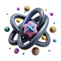 vibrant contemporary Quantum Field Theory Symbol Cutout professional png