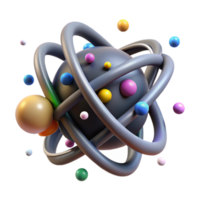 serene minimalist Subatomic Particle Tracks Transparent Background high quality png