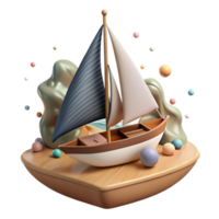 magnificent abstract Sailboat Race Scene Isolated Element exclusive png