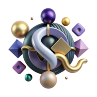 elegant rustic Abstract Harmony Symbol Balanced Design Transparent Background professional png
