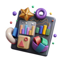 extraordinary traditional Social Media Data Visualization Chart Transparent detailed png