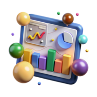 magnificent abstract Social Media Data Visualization Chart Transparent high resolution png