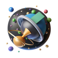 impressive vintage Global Network Icon with Connected Lines Transparent authentic png