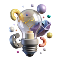 magnificent rustic Abstract Inspiration Symbol Light Bulb Design Transparent Background genuine png