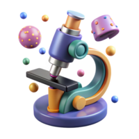 beautiful contemporary Microscope Side View Isolated Element original png