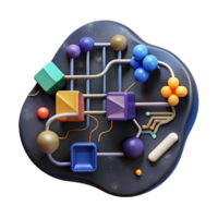 extraordinary creative Genetic Information Flow Chart Colorful Isolated genuine png