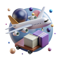 beautiful rustic Cargo Plane in Flight Transparent Background authentic png