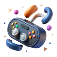 stunning abstract Vr Controller with Wireless Charging Convenient Power Isolated Element professional png