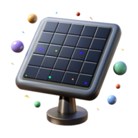 vibrant modern Solar Panel Silhouette Representing Clean Energy Transparent Background original png
