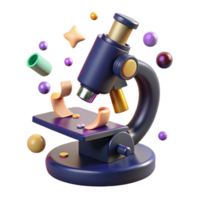 impressive classic Microscope Side View Isolated Element detailed png