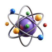 wonderful traditional Atom Diagram with Labeled Parts Transparent Background high resolution png