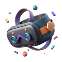 magnificent artistic Vr Headset with External Sensors Tracking System Transparent Background high resolution png