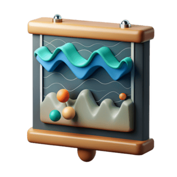 meraviglioso astratto mare livello salire proiezione grafico isolato con dati punti png