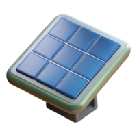 serene minimalist Concept art style, isolated cutout of a single, energy-efficient, transparent solar panel tile with Transparent Background gallery standard png