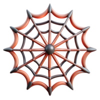 standout tropical Concept art style hyper-specific image of a single spider web, intricate design, with Transparent Background studio quality png