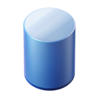 majestic peaceful modern Isometric view of a cylinder. Clean lines, minimal design with Scalable Design. top-tier png