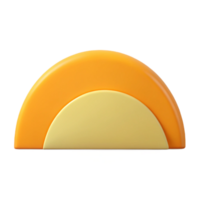 immaculate harmonious renaissance Semi-circle pattern, clean lines, flat color, single-weight stroke with Scalable Design. high quality png
