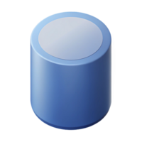 inspired bohemian Isometric view of a cylinder. Clean lines, minimal design with Scalable Design. studio quality png