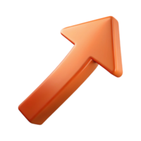 joyful dramatic Abstract arrow pointing upwards. Growth and progress. Crisp edges, single-weight stroke. with Scalable Design. handcrafted png