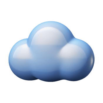 radiante alegre tropical fresco arestas monoline nuvem. limpar \ limpo linhas, plano cor, com escalável Projeto. habilmente tiro png